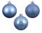 Elegant Assorted Shatterproof Ornaments - Set of 10 - Sky Blue